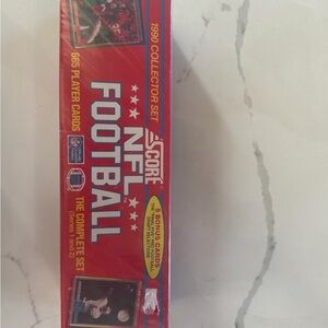 Score NFL Football 1990 Collector Set